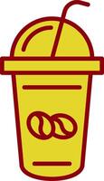 Coffee Shake Vintage Icon Design vector