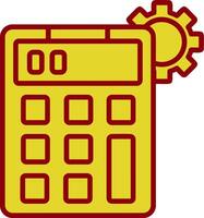 Calculator Vintage Icon Design vector