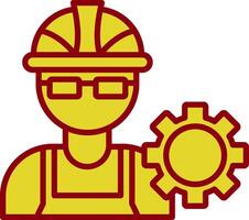 Engineer Vintage Icon Design vector