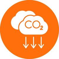 Co2 Multi Color Circle Icon vector