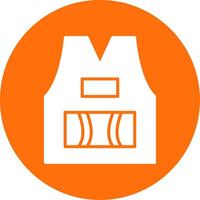 Sleeveless Multi Color Circle Icon vector