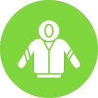 Hoodie Multi Color Circle Icon vector