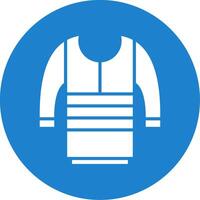 Sweater Multi Color Circle Icon vector