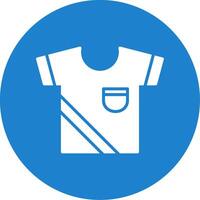 Shirt Multi Color Circle Icon vector