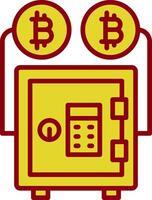Proof Stake Vintage Icon Design vector
