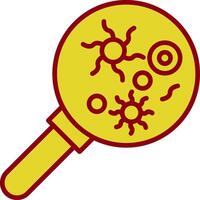 Microbiology Vintage Icon Design vector