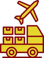 Logistic Service Provider Vintage Icon Design vector