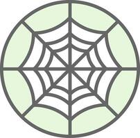 Spider Web Fillay Icon Design vector