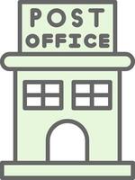 Post Office Fillay Icon Design vector