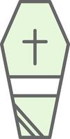 Coffin Fillay Icon Design vector