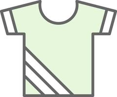 Shirt Fillay Icon Design vector