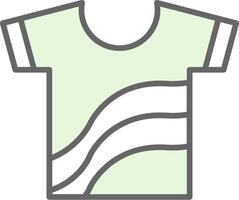 Shirt Fillay Icon Design vector