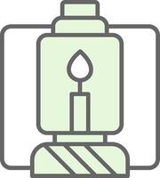 Lantern Fillay Icon Design vector