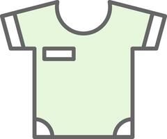 camisa relleno icono diseño vector