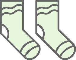 Socks Fillay Icon Design vector