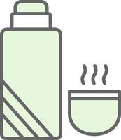 Thermos Fillay Icon Design vector