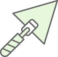 Trowel Fillay Icon Design vector