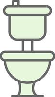 Toilet Fillay Icon Design vector