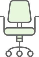 Chair Fillay Icon Design vector