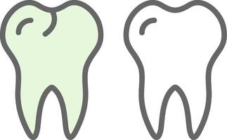 Teeths Fillay Icon Design vector