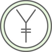 Yen Fillay Icon Design vector