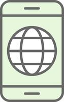 News Feed Fillay Icon Design vector