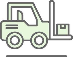 Forklift Fillay Icon Design vector