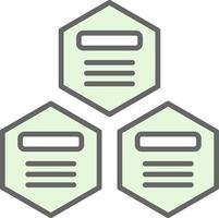 Infographic Elements Fillay Icon Design vector