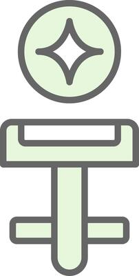 Cufflinks Fillay Icon Design