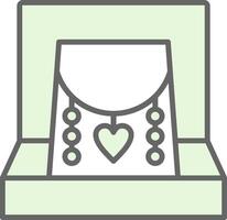 Necklace Fillay Icon Design vector