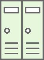 Lockers Fillay Icon Design vector