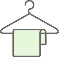 Clothes Hanger Fillay Icon Design vector