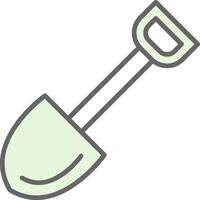 Shovel Fillay Icon Design vector