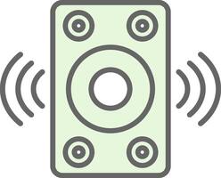 Speaker Fillay Icon Design vector