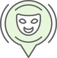 Comedy Fillay Icon Design vector