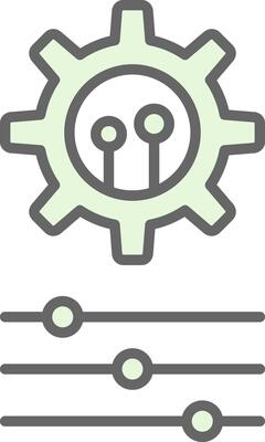 Settings Fillay Icon Design