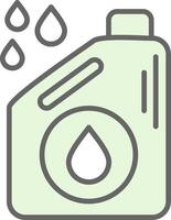 Oil Fillay Icon Design vector