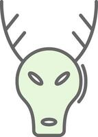 Stag Fillay Icon Design vector