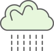 Weather Fillay Icon Design vector