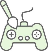 Controller Fillay Icon Design vector