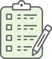 Writing Fillay Icon Design vector