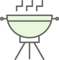 Grill Fillay Icon Design vector