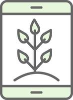 Farming App Fillay Icon Design vector