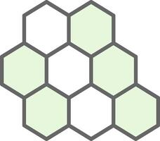 Bee Hive Fillay Icon Design vector