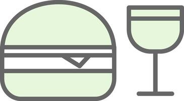 Fast Food Fillay Icon Design vector