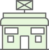 Post Office Fillay Icon Design vector