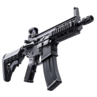 Assault rifle on isolated background png