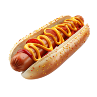 hot dog on isolated background png