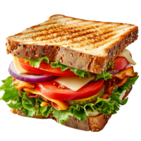 Sandwich on isolated background png