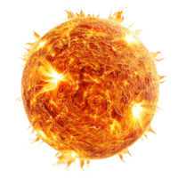 Sun on isolated background png